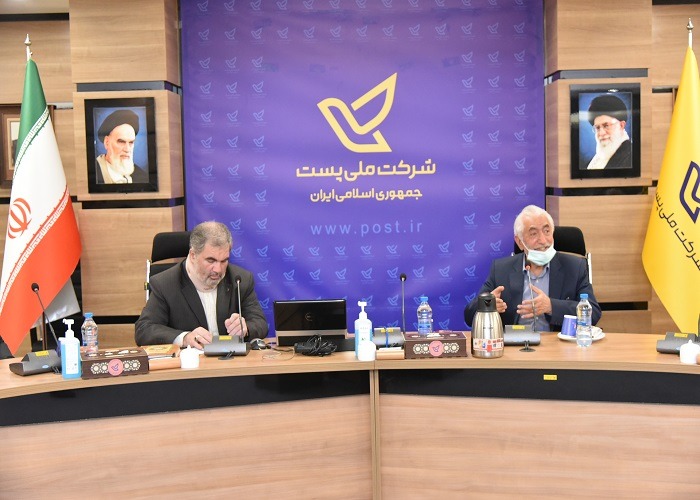 دیدار محمدغرضی وزیر اسبق پست، تلگراف و تلفن با لیائی مدیرعامل پست کشور