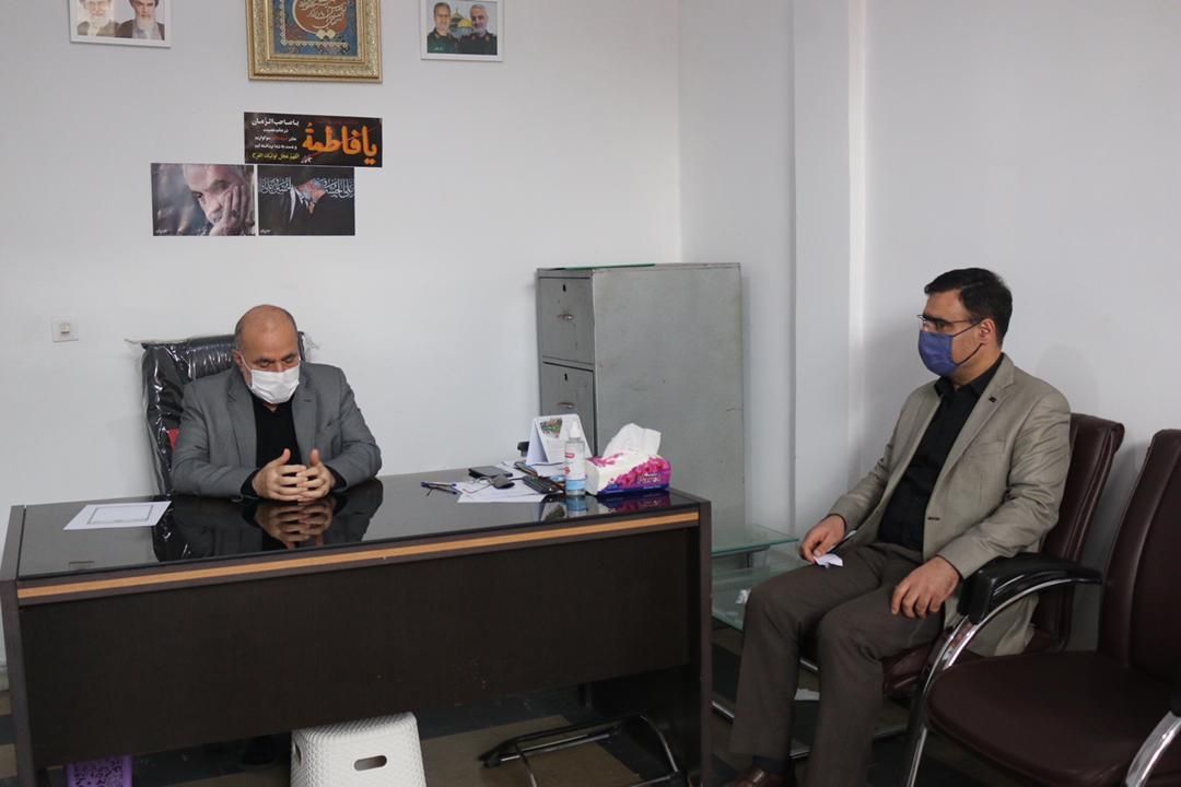 توفیق دیدار و گفتگو با سردار آقازاده نماینده محترم شهرستانهای رشت و خمام