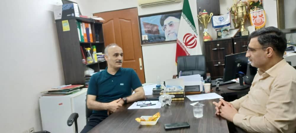گفتگوی صمیمی با مسعود ارسلانی پیشکسوت فوتسال گیلان درسالن برگزاری جام رمضان محلات رشت