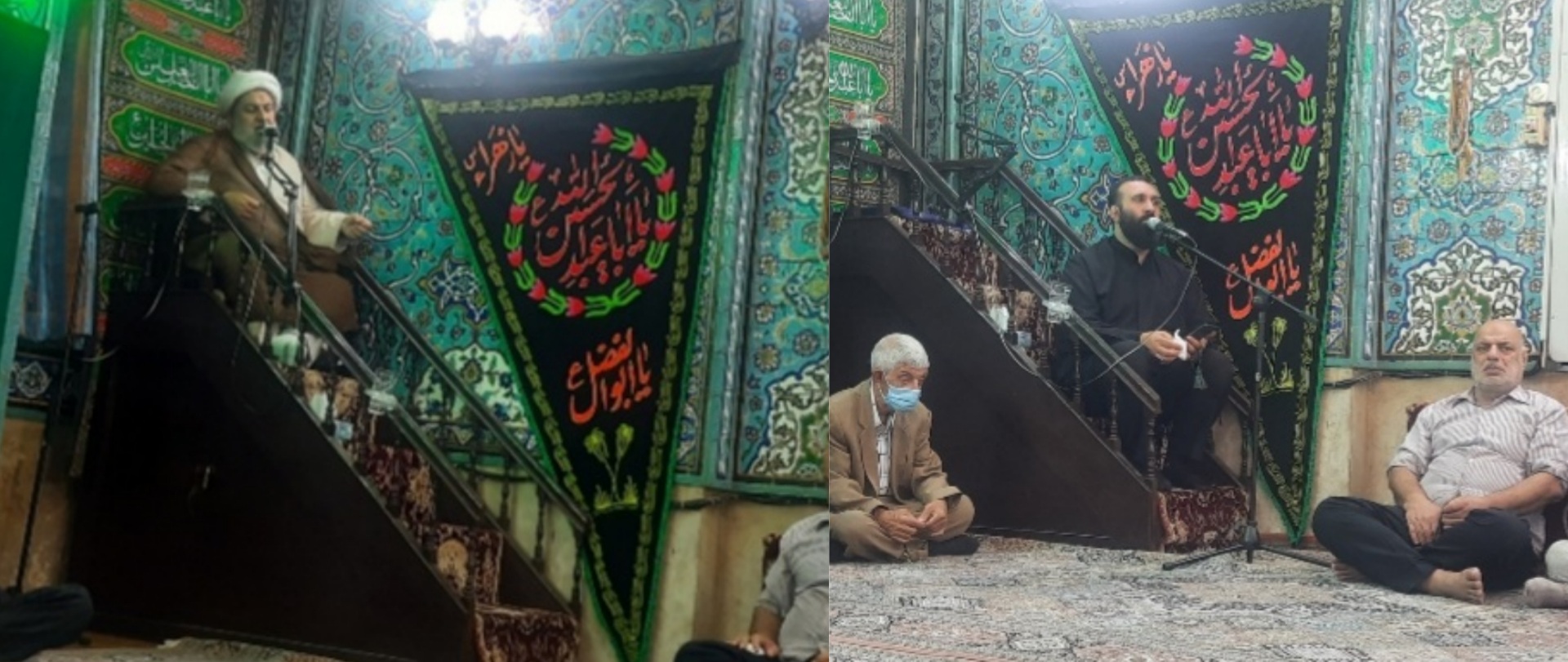 گزارش تصویری  برگزاری مراسم اربعین حسینی با سخنرانی خطیب برجسته استان حجت الاسلام عبدی و با مداحی ، مداح با اخلاص سید کاظم موسوی در مسجد زرگران رشت