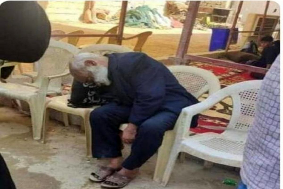 خواب ابدی حاج اسماعیل در عمود ۶۰۰ بین نجف و کربلا