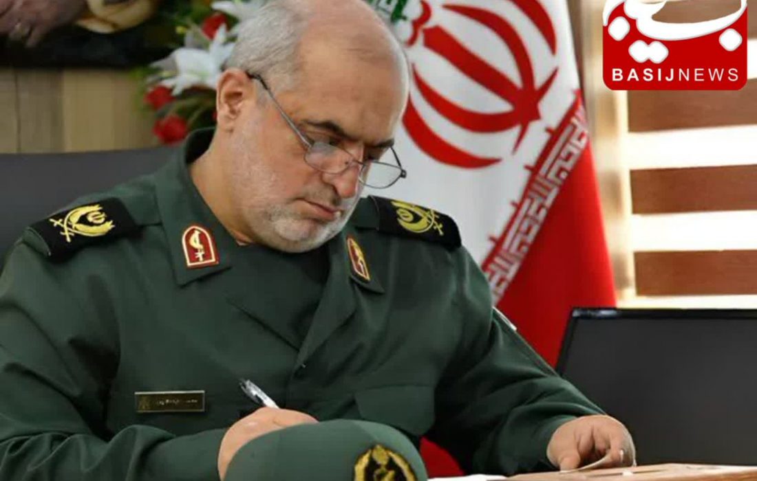 پیام تسلیت فرمانده سپاه قدس گیلان به مناسبت سالرگرد ارتحال امام خمینی(ره) و قیام خونین ۱۵ خرداد