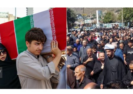 وداع باشکوه مردم با شهید وطن «محمد همتی‌نژاد» در رودبار