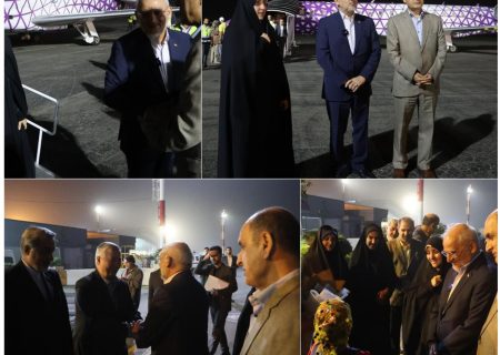 رئیس دفتر و معاون امور زنان و خانواده رئیس جمهور وارد رشت شدند