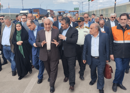 وزیر راه و شهرسازی وارد آستارا شد