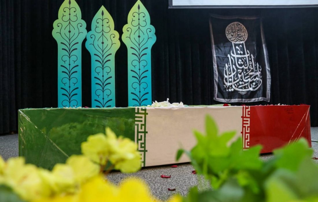 همنشینی اصحاب رسانه گیلان با شهید در ایام فاطمیه