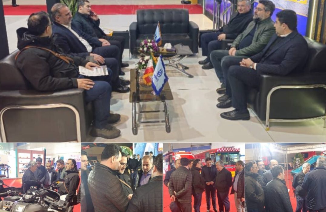 حضور شهردار، رئیس و نائب رئیس شورای صومعه سرا در نمایشگاه تخصصی مدیریت شهری مشهد مقدس