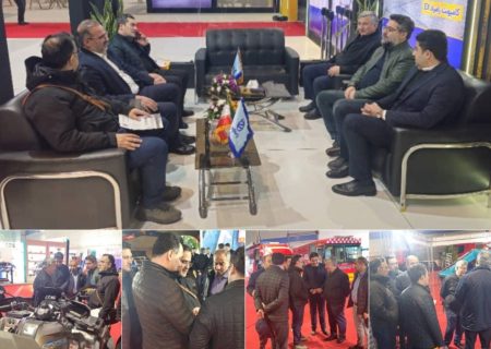 حضور شهردار، رئیس و نائب رئیس شورای صومعه سرا در نمایشگاه تخصصی مدیریت شهری مشهد مقدس