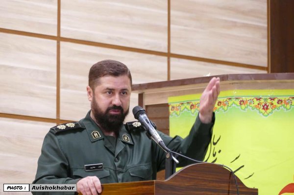 با سخنرانی سرهنگ پاسدار دکترکامیارمهدی پور فرمانده سپاه شهرستان ماسال/تصویر
