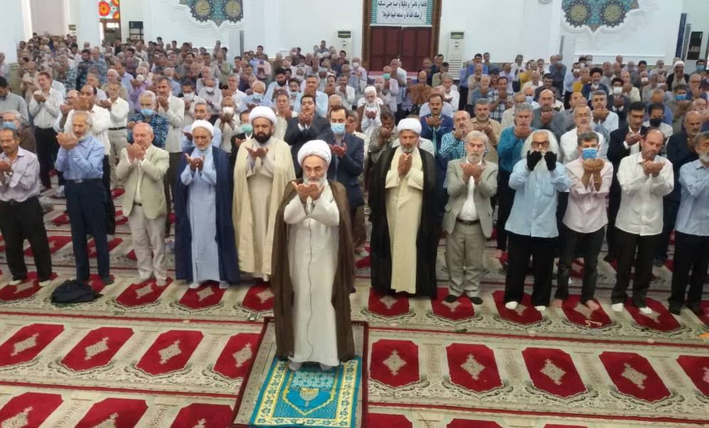 اقامه نماز باشکوه عید قربان درگیلان