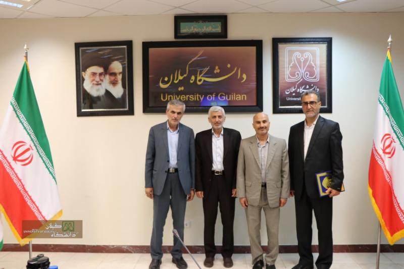 حمید رستگار منش سرپرست مدیریت حراست دانشگاه گیلان شد/از زحمات بیژن عباسی تقدیر شد