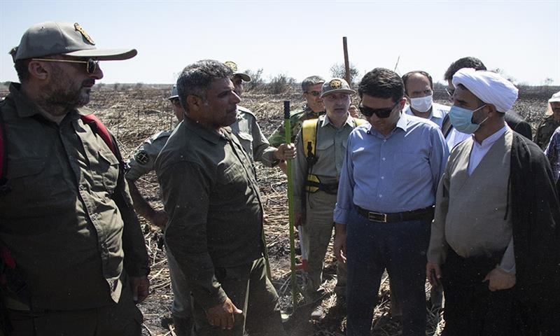 دستگاه قضایی با کسانی که با آتش زدن نیزارها تصور می کنند که بتوانند در آینده این اراضی را تصرف نمایند با شدت و قاطعیت برخورد می نماید