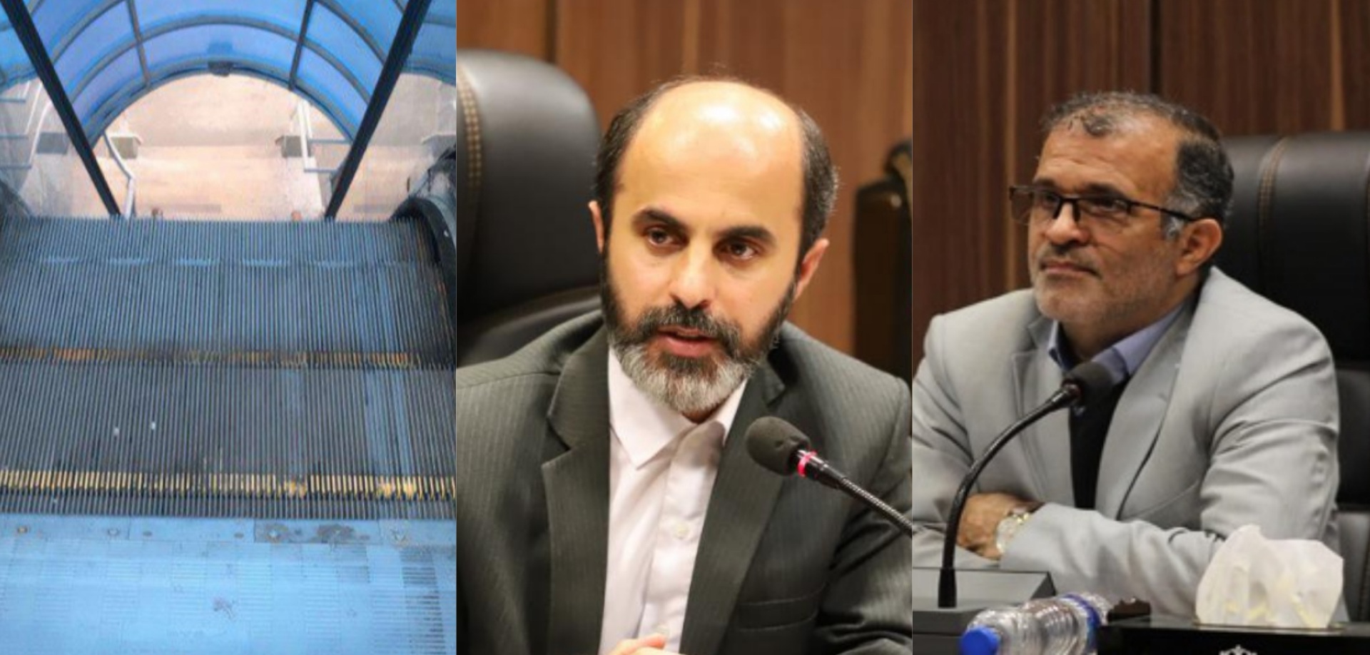 نادر حسینی و هادی رمضانی دو عضو شورای شهر رشت پاسخ دهند : از چه زمانی شهروندان رشتی می توانند از پله برقی مکانیزه جانبازان رشت تردد کنند؟/ آیا می دانید عملکرد و بی توجهی مسئولین از استاندار تا پایین ترین  رده به امورات محوله باعث ناراحتی مردم می شوند و تاوان آن را نظام باید پرداخت کند؟