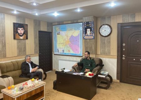 نشست مشترک دکتر آشوبی با سردار دامغانی برای احداث بیمارستان سپاه در گیلان
