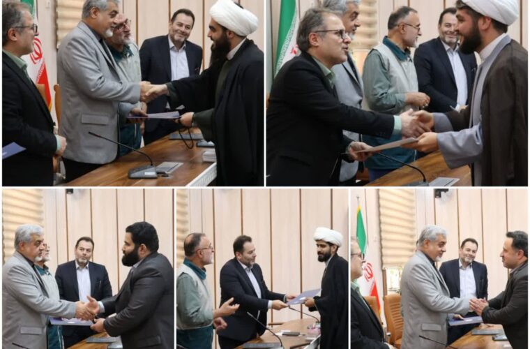 با حضور فرماندار رشت و رئیس ستاد بازسازی عتبات عالیات گیلان؛ سرپرستان مناطق پنجگانه رشت منصوب شدند